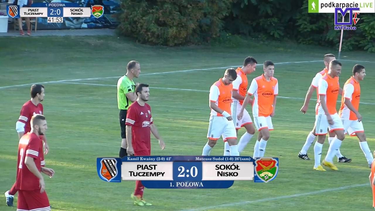 WIDEO: Piast Tuczempy - Sokół Nisko 4-0 [SKRÓT MECZU]