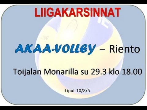 29.3.15 A-Volley - Liiga-Riento 4.liigakarsintaottelu