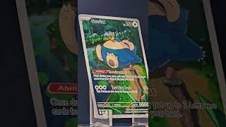 Sunday Vibras with Snorlax. 😴#pokemon #tcg #pokemoncards #pokecollection #anime