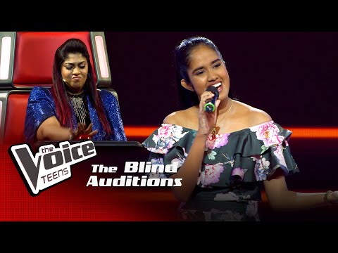 Imesha Sathsarani | Gimhana Kale (ගිම්හාන කාලේ) | Blind Auditions | The Voice Teens Sri Lanka