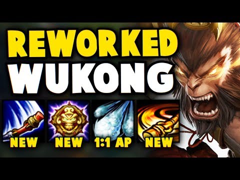 *NEW REWORK* WUKONG IS NOW AN AP BRUISER! (200 YEARS BTW) - League of Legends