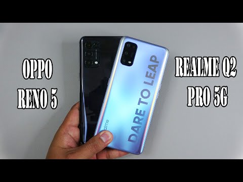 Oppo Reno5 vs Realme Q2 Pro 5G | SpeedTest and Camera comparison