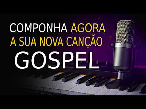 Base de piano para compor música gospel (louvor a Deus)