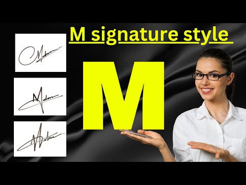 M signature style | Signature style of my name | Signature M | Signature