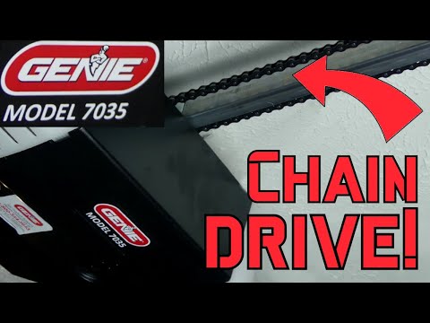 Genie Chain Drive Garage Door Opener Installation : COMPLETE PROCESS!!