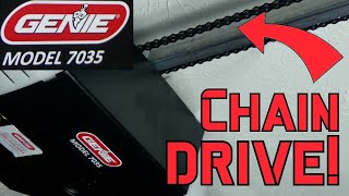 Genie Chain Drive Garage Door Opener Installation : COMPLETE PROCESS!!