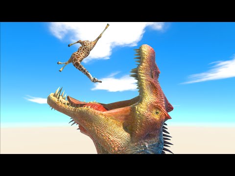 DEADLY JUMP INTO THE MOUTH  | Animal Revolt Battle Simulator