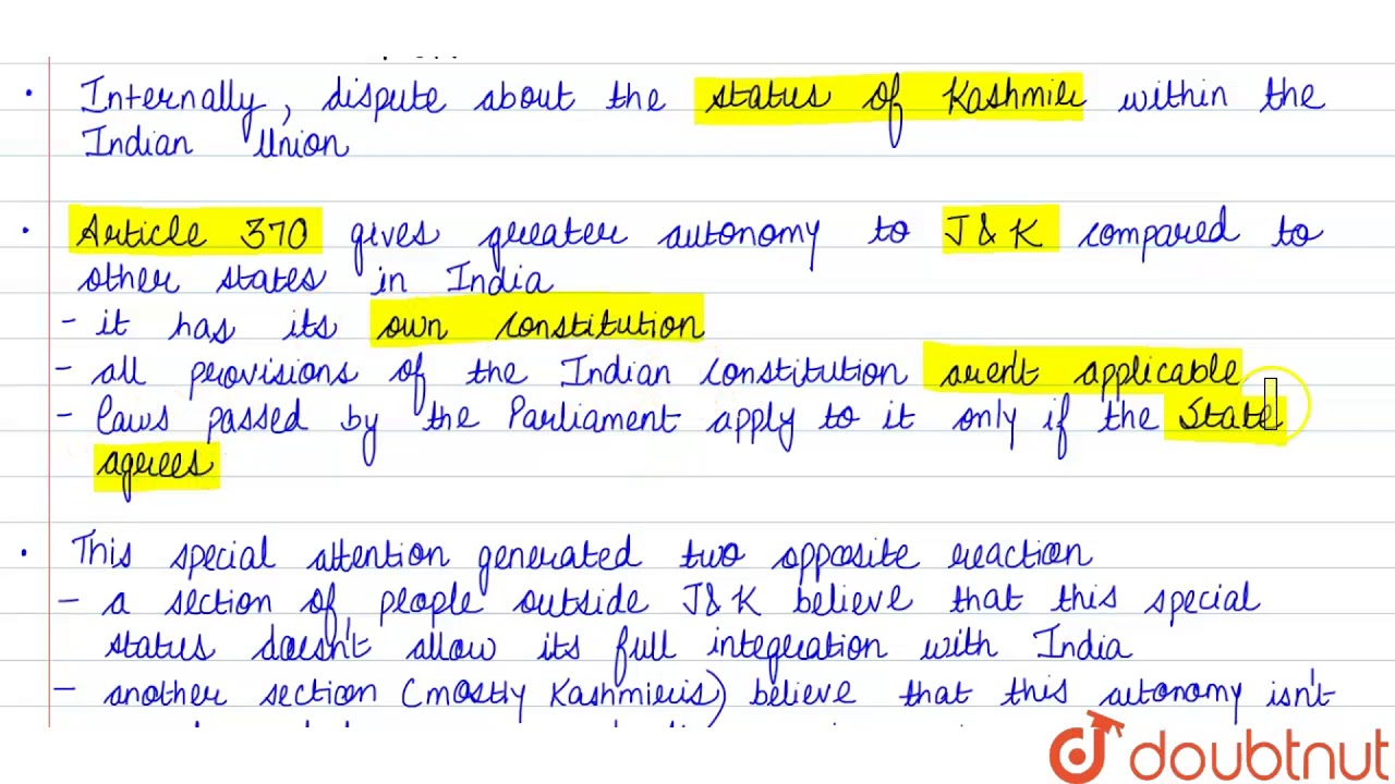 EXTERNAL AND INTERNAL DISPUTES
