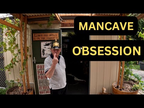 Tour of my military themed man cave with all the creature comforts