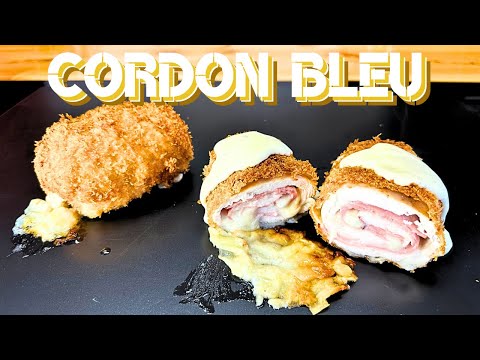 Chicken Cordon Bleu Recipe | Crispy Chicken Stuffed with Ham & Cheese