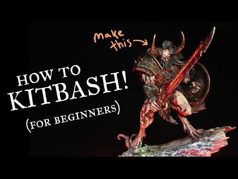 Kitbashing a Daemon Prince - BEGINNER TUTORIAL