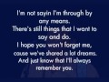 George Strait - I'll Always Remember You (Lyrics)