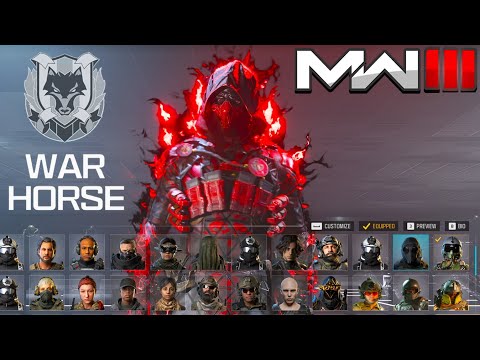 MW3 - Horseman War Operator Ultra Skin ➡️ (Zombies and MP)