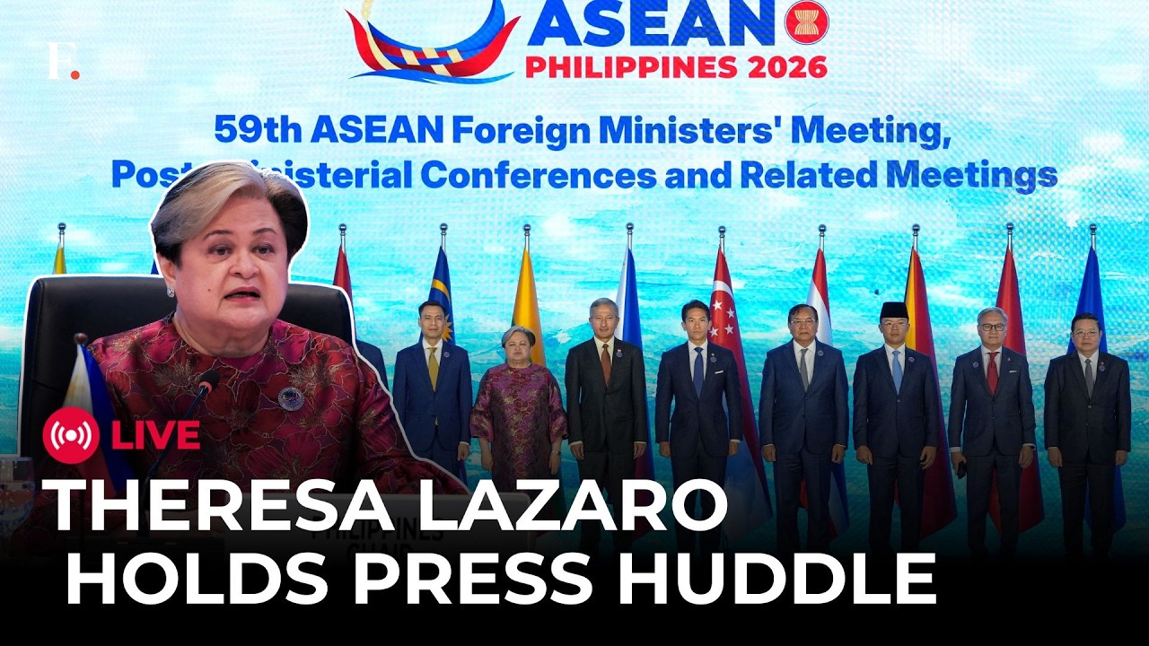 ASEAN LIVE: Philippines' Foreign Secretary Theresa Lazaro Speaks as ASEAN Foreign Ministers Meet