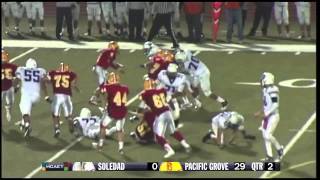 preview picture of video 'Soledad High School vs. Pacific Grove High School: 2013 High School Football (10/11/13)'