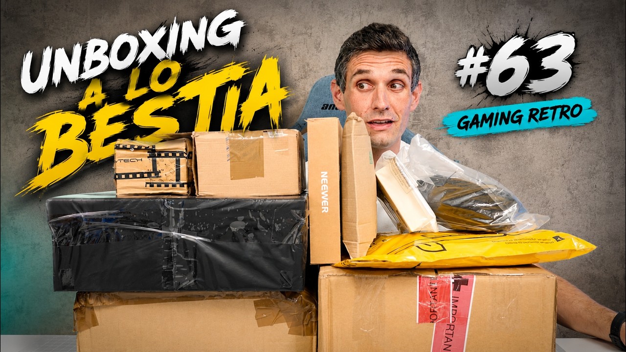 Unboxing a lo BESTIA 63 RETRO GAMING Edition ¡ESTO NO LO ESPERAS!