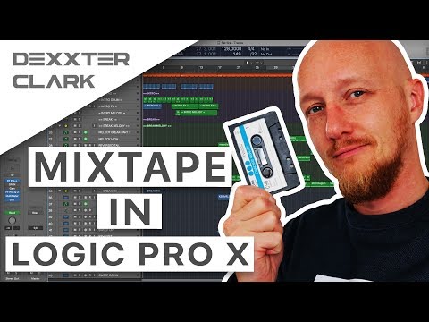 How to make dj mix in Logic Pro X // dj demo mashup or mixtape in Logicprox