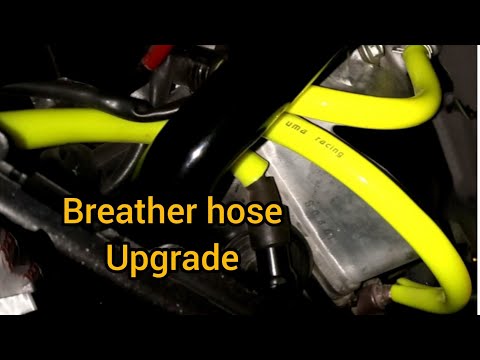Mio I 125 (Uma Racing Breather hose | Installation )