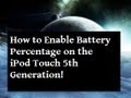 iPod Touch 5th - How To Enable Battery Percentage ...