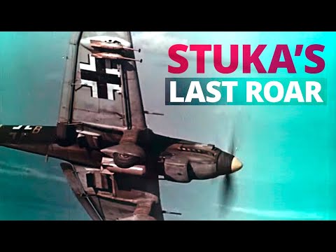 Stuka’s Last Battles: Obsolete but Deadly | Eastern Front, 1944 | Original Color Footage