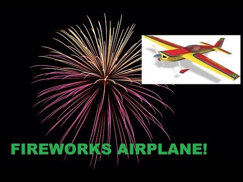 RC PLANE SHELL FIREWORKS EXPLOSION HAPPY NEW YEAR