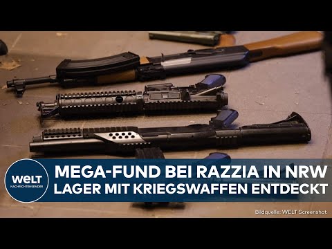 DEUTSCHLAND: Razzia in Remscheid! Lager mit Kriegswaffen entdeckt! Festnahmen in NRW