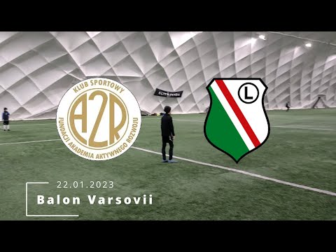 A2R Kojoty - Legia Soccer Schools | 1-sza połowa | Mecz kontrolny (2023.01.22) | Full HD