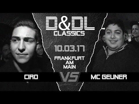 Ciro vs MC Geuner D&DL#0023 (FFM // DLTLLY-CoSession // 2017)
