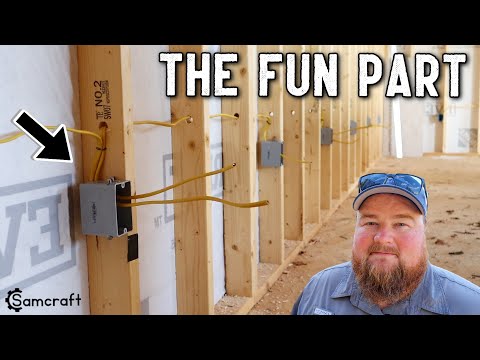 FINALLY Pulling Wires! Rough Electrical Install DIY Workshop