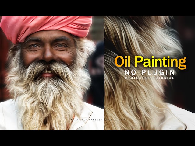 Oil painting portraits photoshop tutorial
