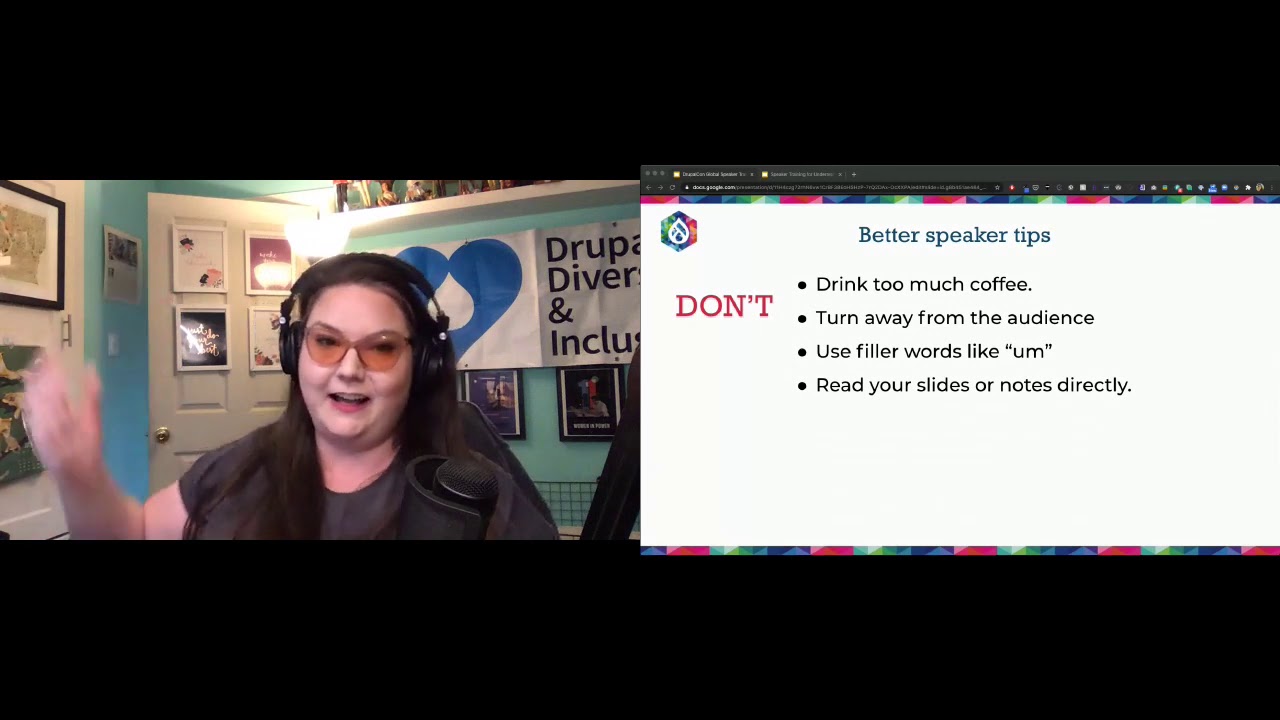 Speaker training for underrepresented Drupalists - Part III / DrupalCon Global 2020