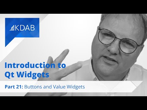 Introduction to Qt Widgets (Part 21) - Buttons and Value Widgets