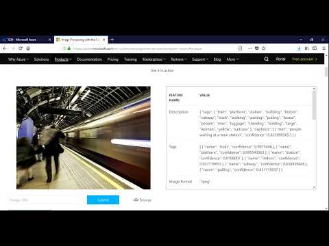 Computer Vision using Microsoft Cognitive Services for Images