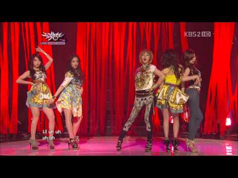 4Minute - Volume Up (KBS Music Bank 120427) Live HD