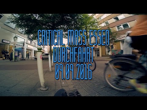 Critical Mass Essen ► 09. September 2016 [DURCHFAHRT] [FULL HD] #velobande