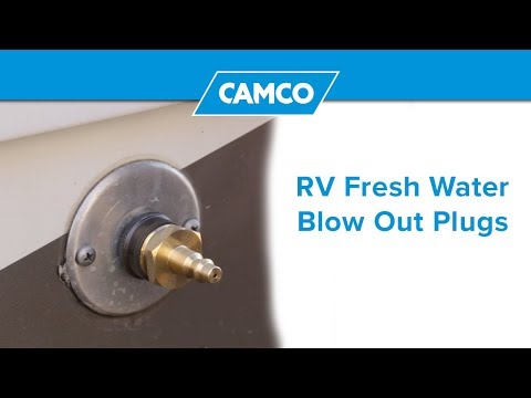 RV Fresh Water Blow Out Plugs