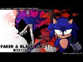 Faker Black Sun WITH LYRICS FNF Vs Sonic EXE Cover