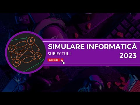Simulare Informatica 2023 - Subiectul I