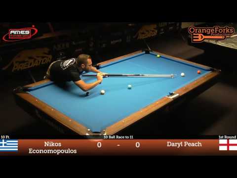 Nikos Ekonomopoulos vs Daryl Peach ᴴᴰ | Deurne City Classic 2016 | Gabriels 10-ft Invitational
