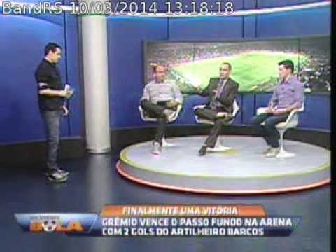 Grêmio vence Passo Fundo na Arena com 2 gols do artilheiro Barcos