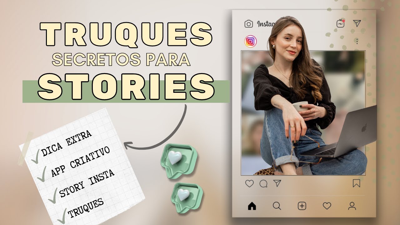 Truques CRIATIVOS e SECRETOS do Instagram stories | atualizado 2021 + dica de app criativo