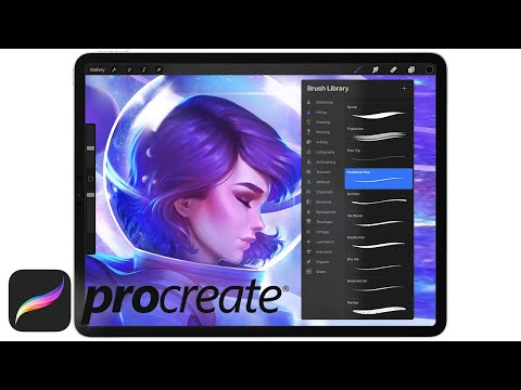 Astronaut Procreate tutorial - By Fabio Bottega