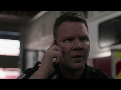911 Lone Star 2x12 | Owen warns the 126 to evacuate the firehouse before it explodes.