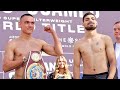 TIM TSYZU VS CARLOS OCAMPO • FULL WEIGH IN & INTENSE FACE OFF VIDEO