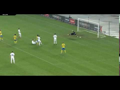 Alexander Isaks första A-landslagsmål