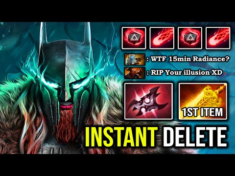 1 CRIT INSTANT K.O First Item Radiance Chaos Knight 200 IQ Counter PL 100% No Mercy Allowed DotA 2
