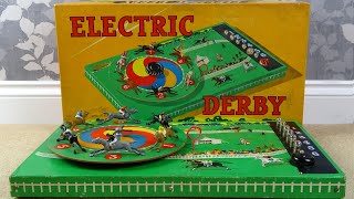 Faulty Rare ELECTRIC DERBY Horse Racing Board Game - Trying to FIX