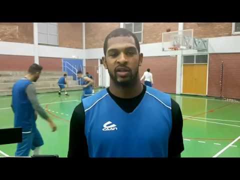 Tyler Hines for the game against Petrolina AEK