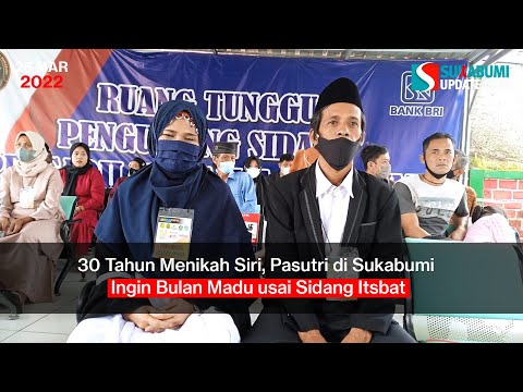 30 Tahun Menikah Siri, Pasutri di Sukabumi Ingin Bulan Madu usai Sidang Itsbat