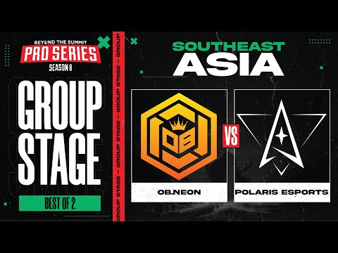 OB.Neon vs Polaris Game 2 - BTS Pro Series 8 SEA: Group Stage w/ MLP & johnxfire